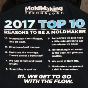 Mold Making Technology, MMT TShirt, Top Reasons to be a Moldmaker